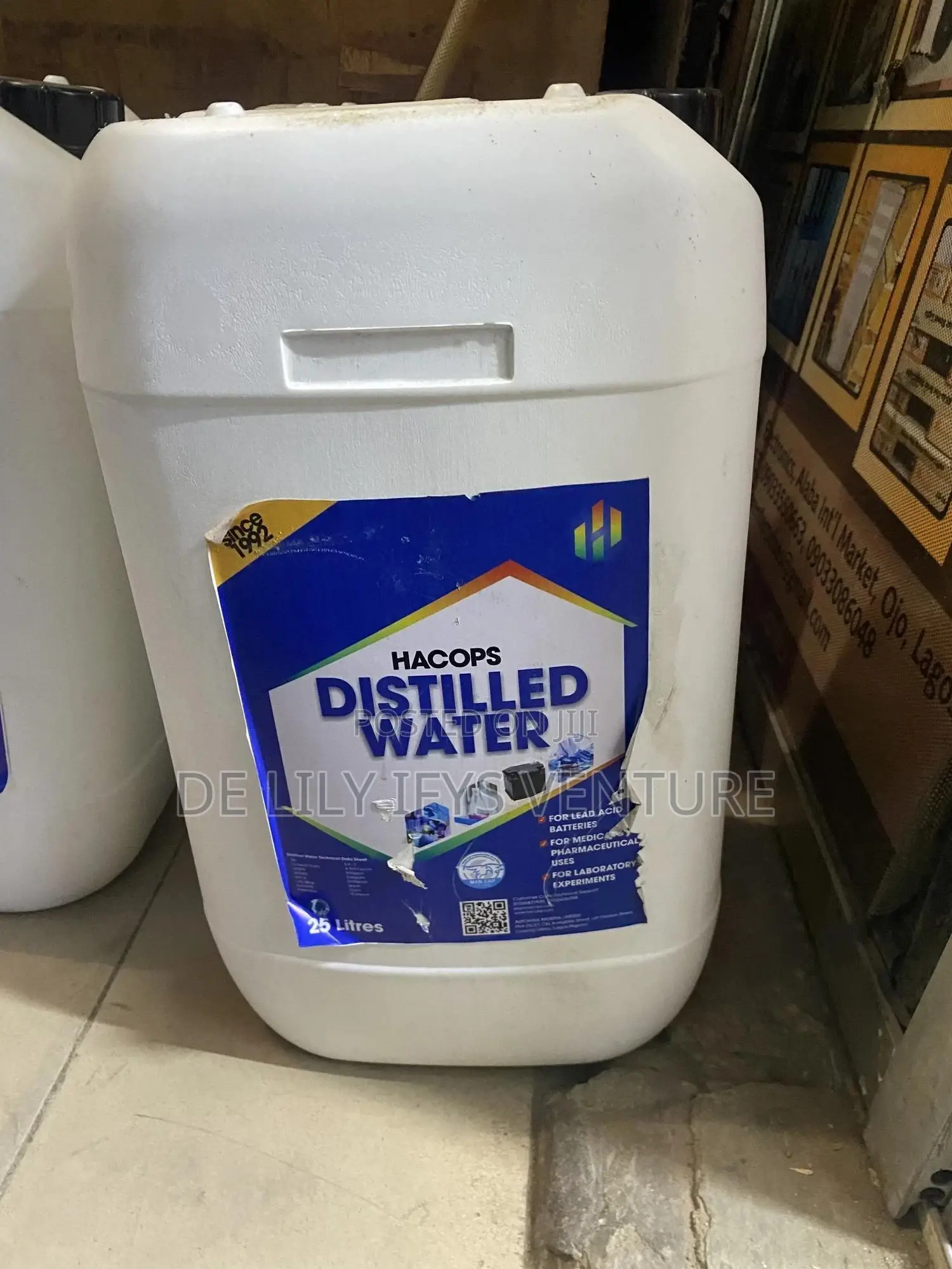Distilled Water 25L