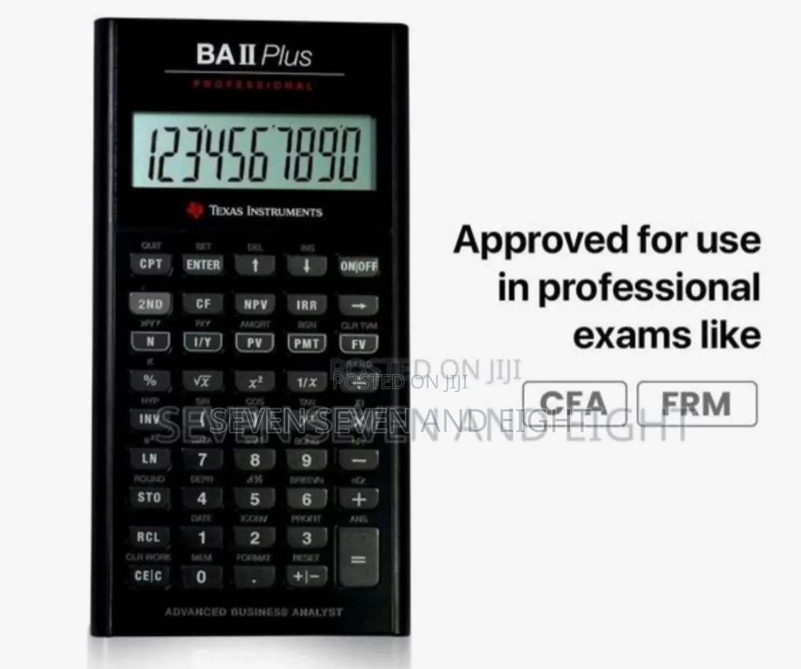 Ba Ii Plus Professional Calculator + Free Pouch