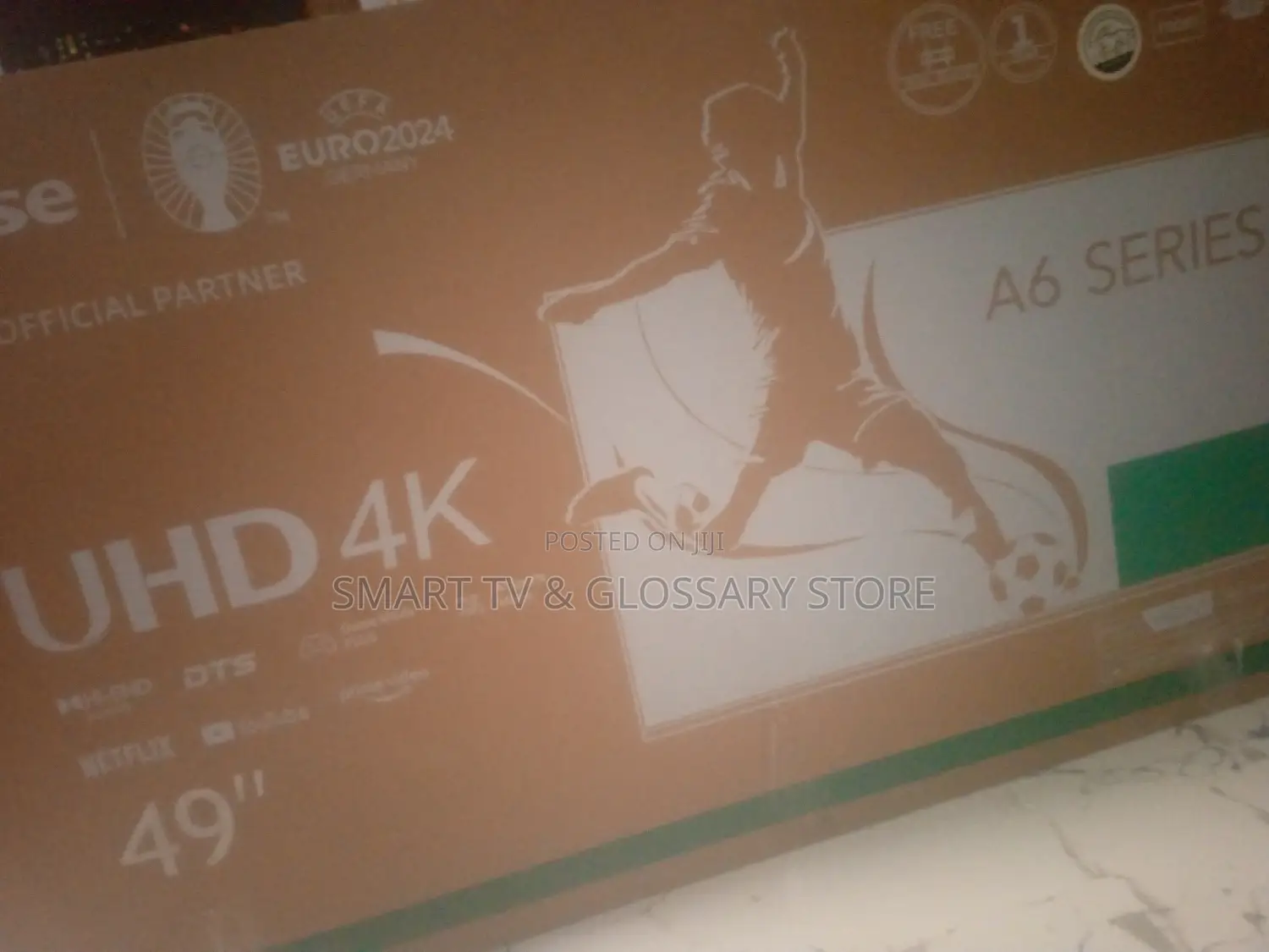 Hisense 49 Inches Smart Tv With Free Bracket