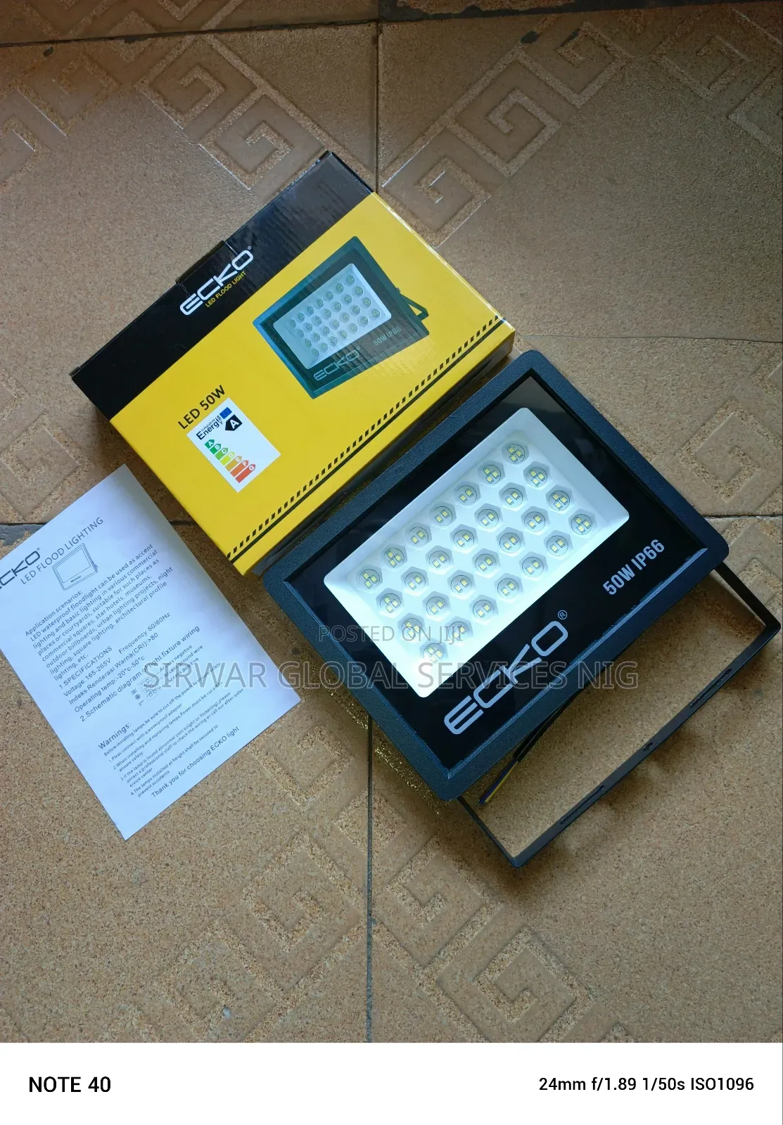 50w Floodlight Ecko Flood Light