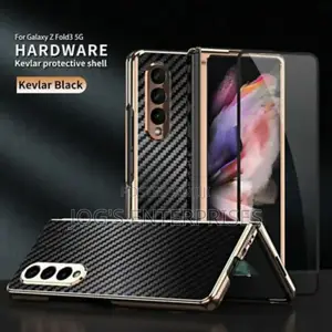 Photo - Samsung Fold 3 Leather Case With Screen Protector
