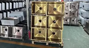 Double Bowl Gold Sink