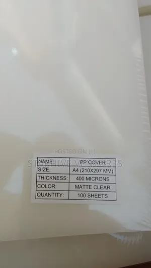 Pp Cover Matte Clear PVC Transparent Business Card