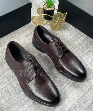 Prada Leather Lace Up Shoe