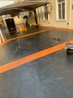 Elegant Stamped Concrete Flooring