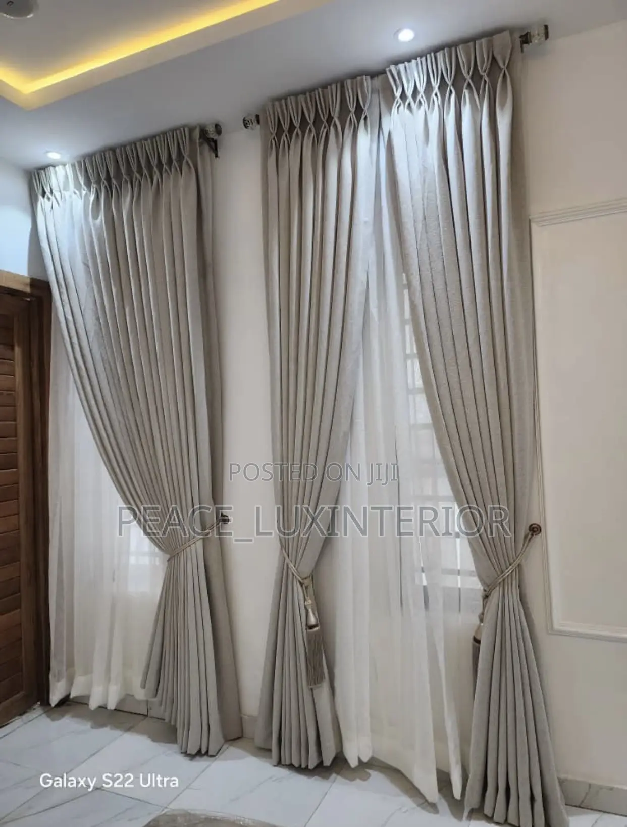 Unique Beige Curtain