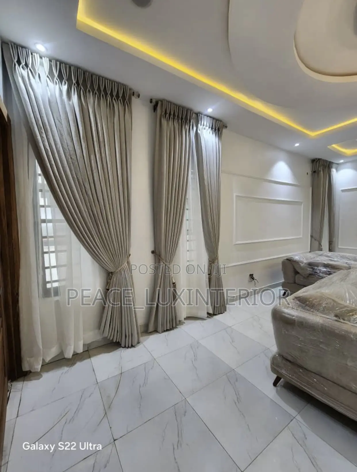 Unique Beige Curtain