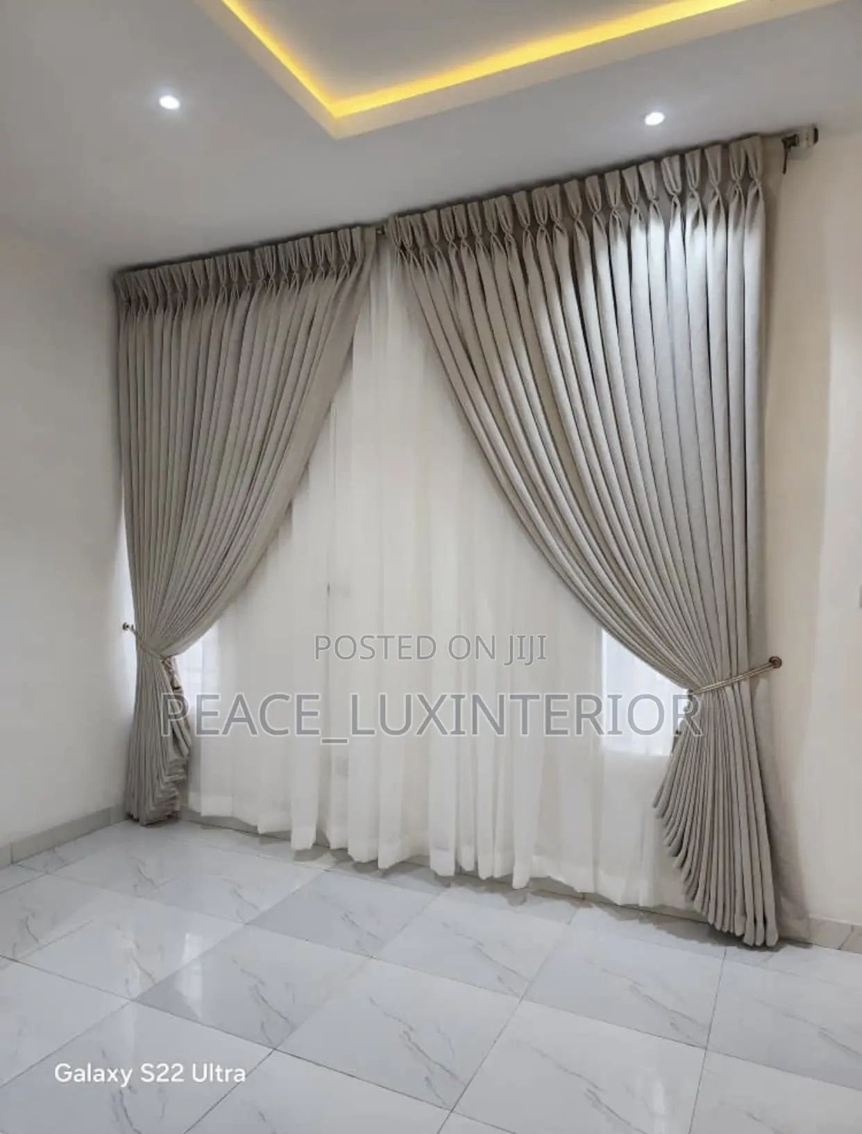Unique Beige Curtain