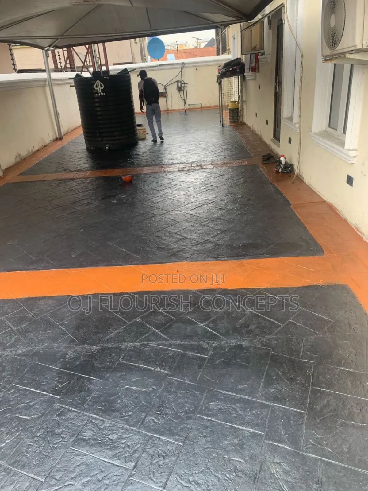 Artistic Stamped Concrete Flooring