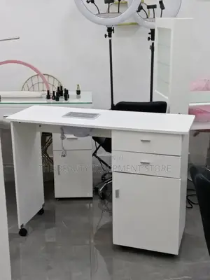 Nail Table With Dust Collector Machine