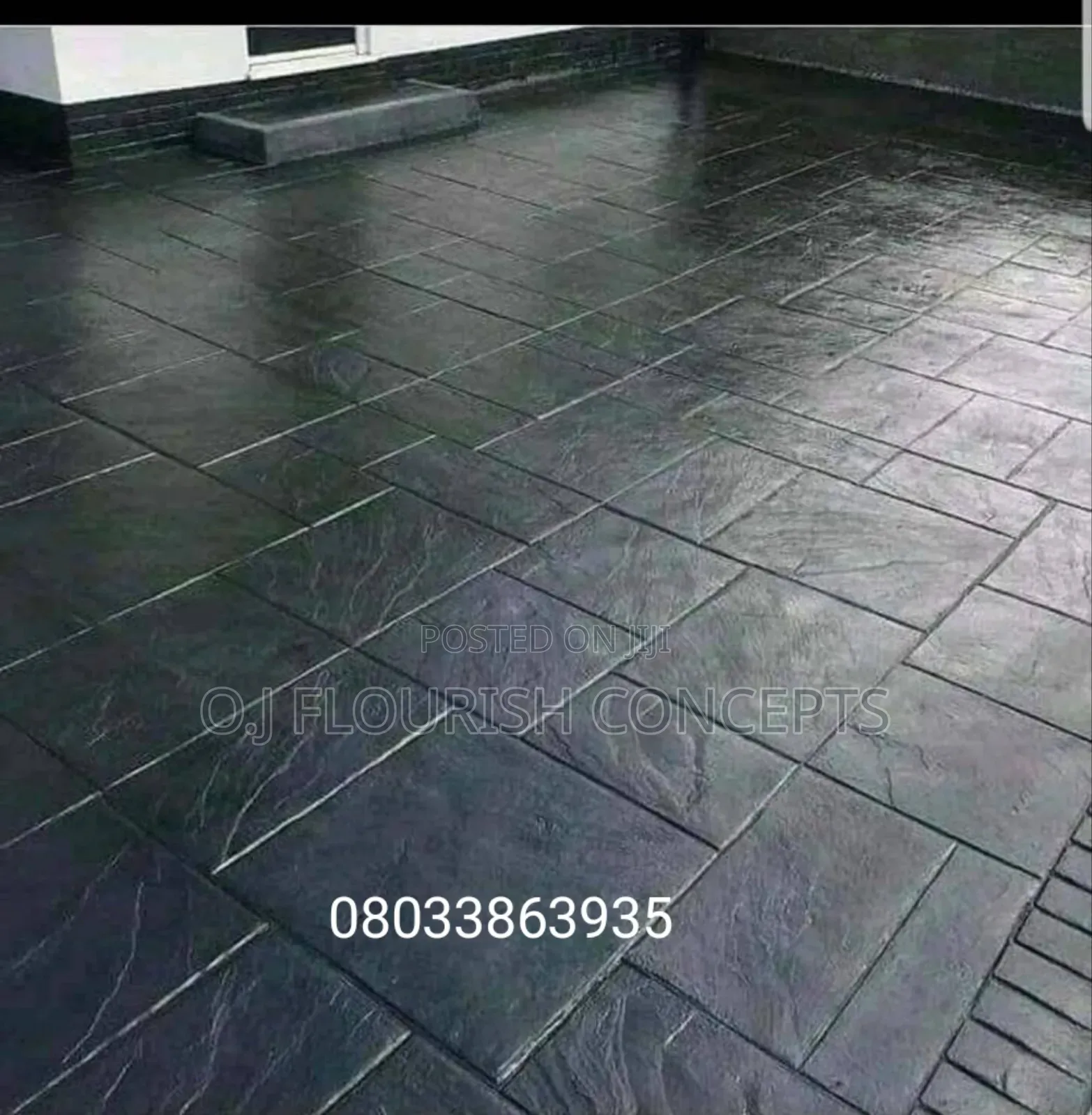Beddable Stamped Concrete Flooring