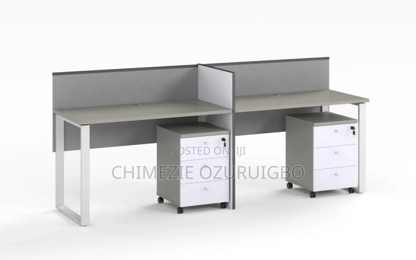 Double/2 Seater Office Workstation Table