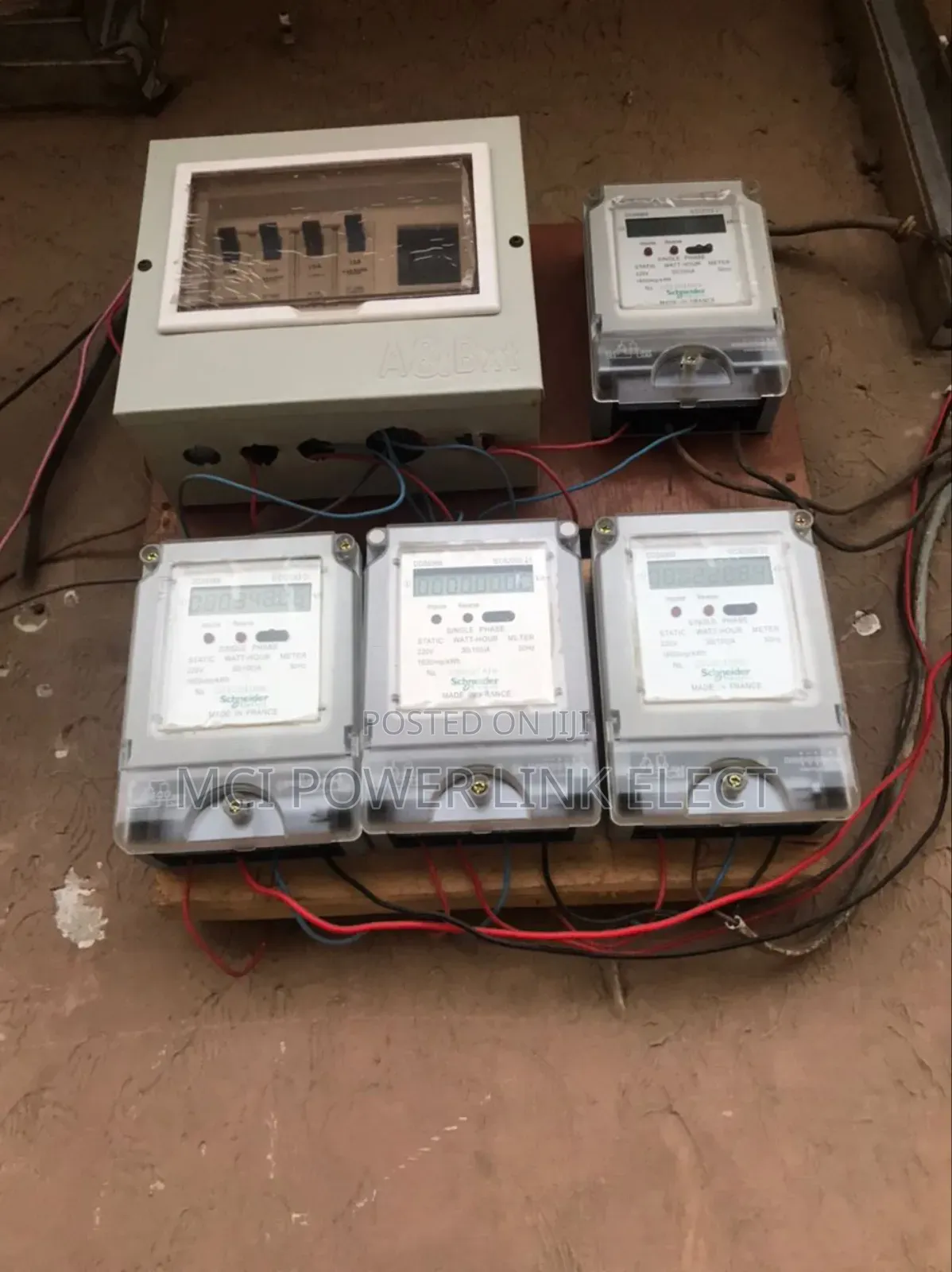 Single Phase Schneider Check Meter/ Card Reader