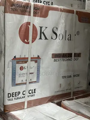 220ah J.K Solar Tubular Battery