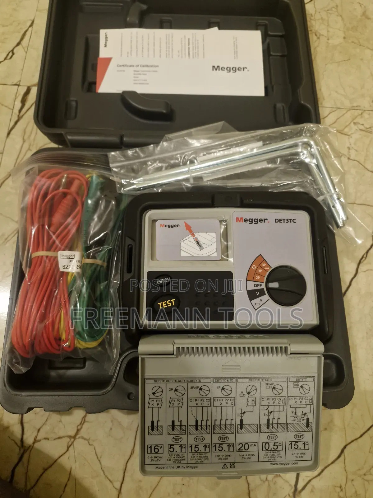 Megger Det3tc Earth Ground Tester