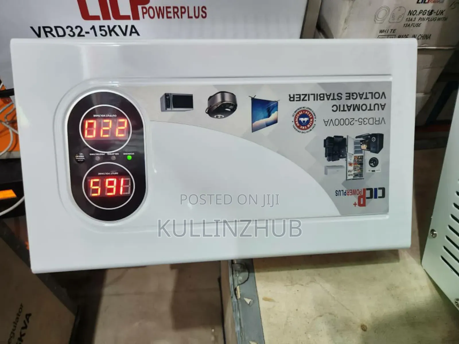 Cic Power Plus 2000w Wall-Mounted Stabilizer -2kva