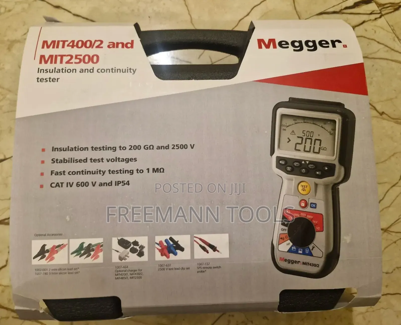 Megger Mit2500 2.5kv Insulation Tester