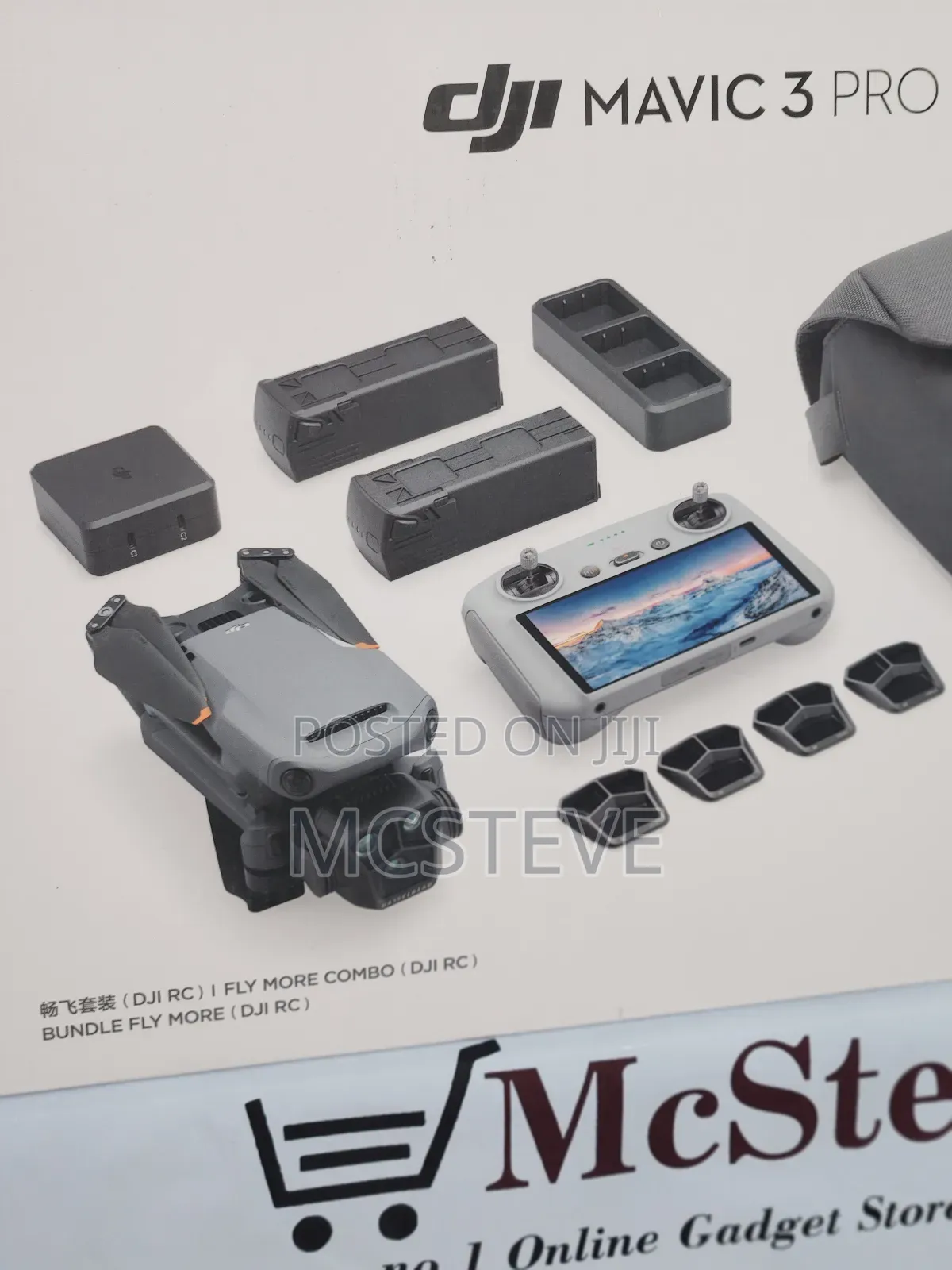 Dji Mavic 3 Pro Flymore Combo Drone With Rc Controller
