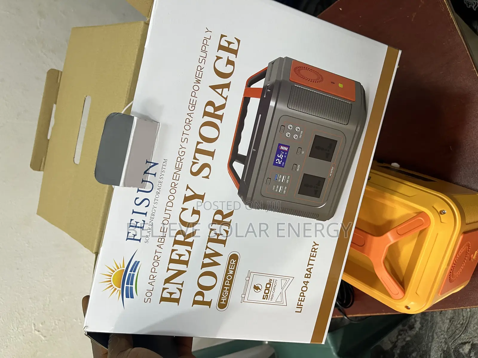 500w Solar Generator With Panel