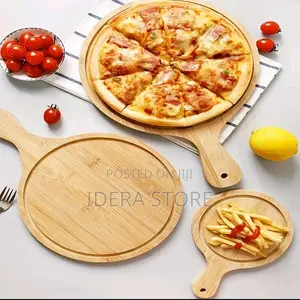 Round Wooden Plate Food Platter,Pizza Plate