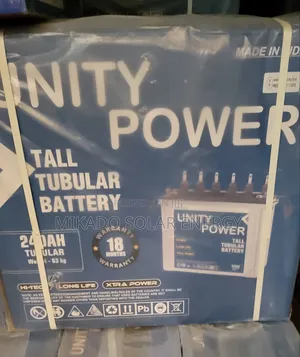 240ah Unity Power Tall Tubular Battery