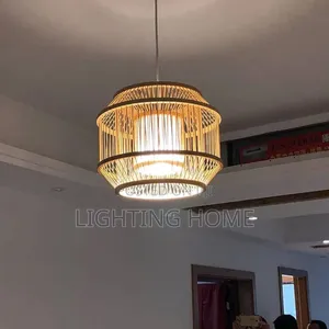 Bamboo Pendant Light By 400mm