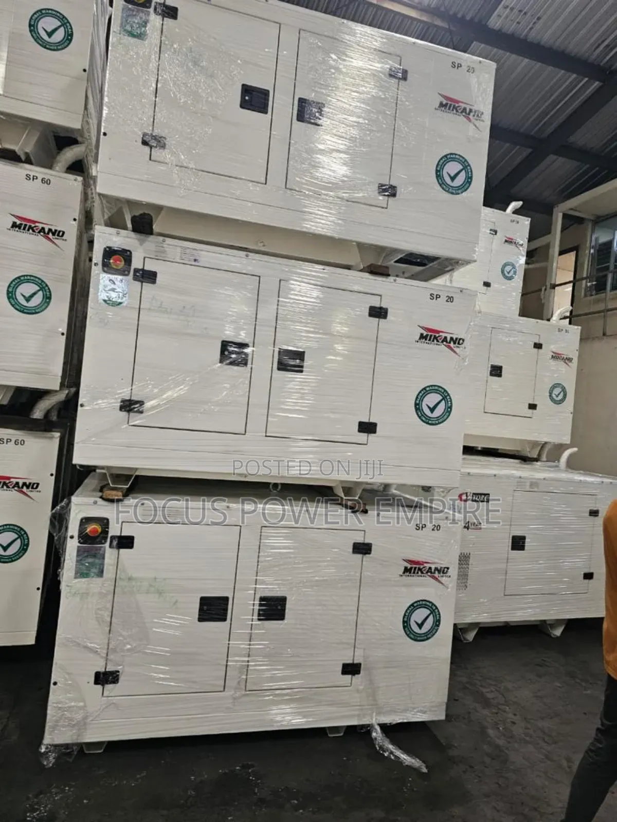 Original Mikano 20kva Soundproof Generator % Copper Coil