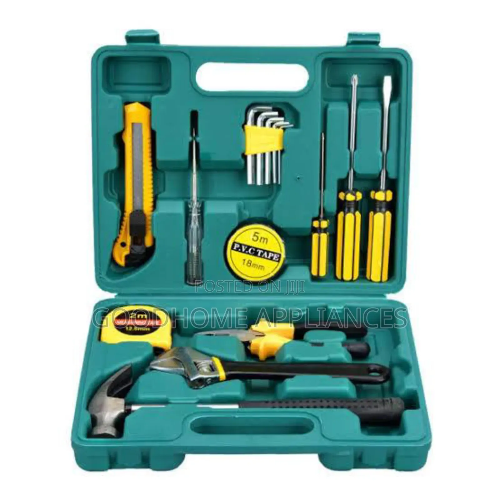 16pcs Home Repairs Tools Box