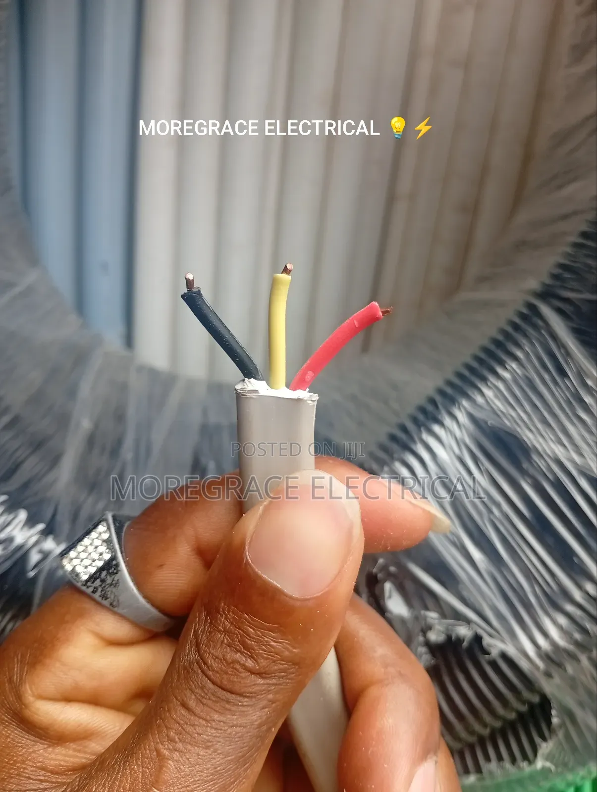 1.5mm 3core PVC Flat Cable