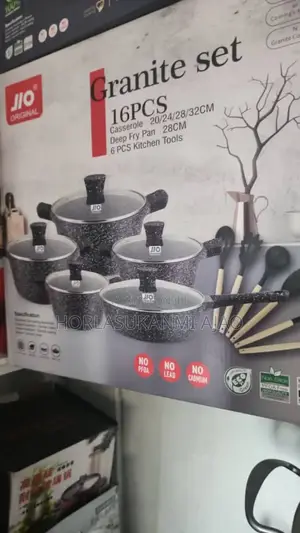 16pcs Granite Cooking Pot