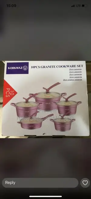 16pcs Granite Cooking Set Pot