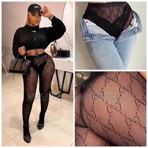 Photo - Gucci Mesh Panty Hose for Slim Size and Plus Size