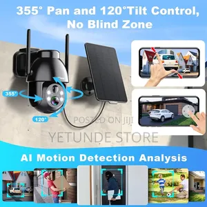 Solar Security Cameras Wireless Outdoor, Battery Powered