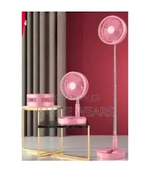 Rechargeable Foldable Fan- White