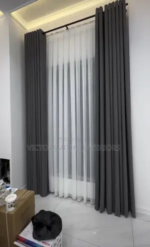 Turkish Fabric Curtains Draped