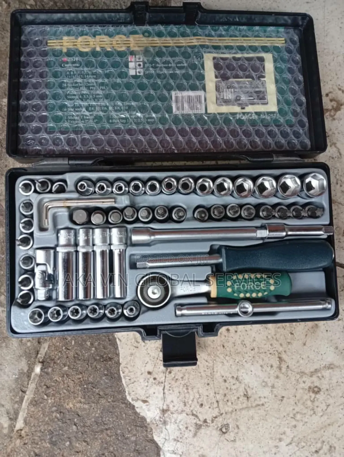 2571 1/4" Flank Bits Socket Set - 57 PCS