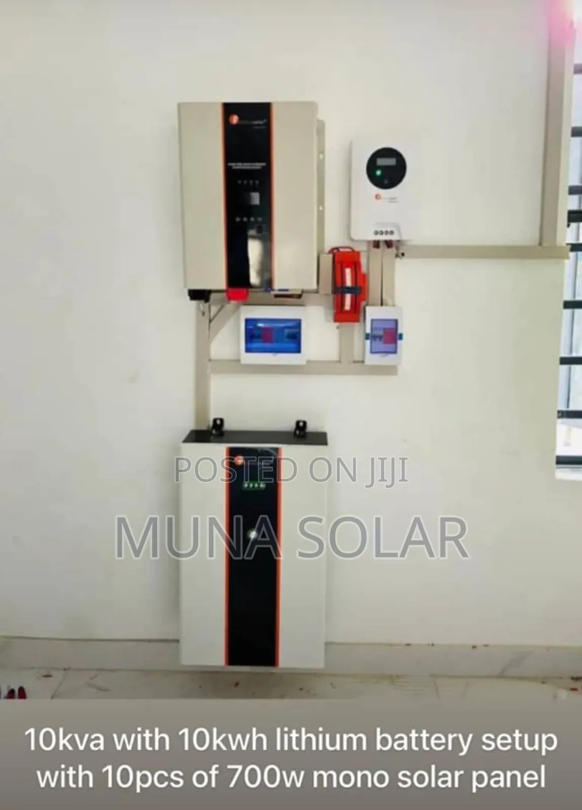 10kwh 10kva 80ah Controller 12 Panel