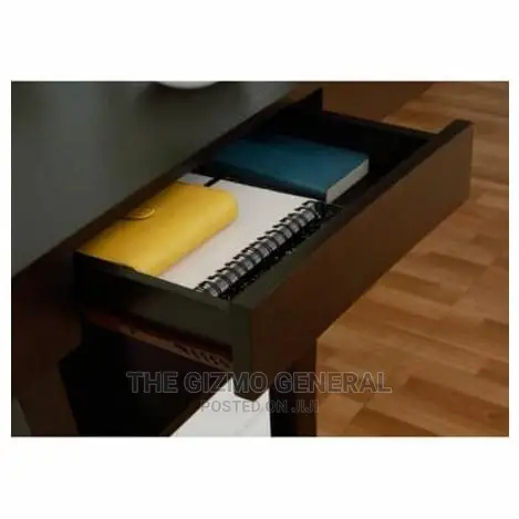Modern Multi-Storage Cappuccino Console Table