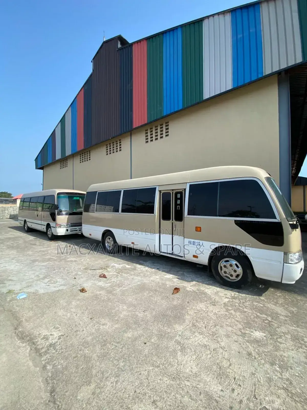 Toyota Coaster 2015 Beige