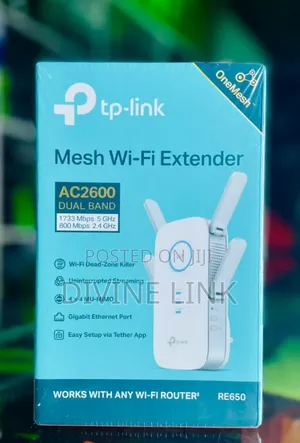 Photo - Tp-Link Ac2600 Wifi Extender(Re650), Up to 2600mbps