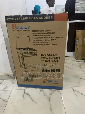 Boscon Bos-Gss500 3+1 Burner Gas Cooker (Cooking Companion)