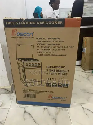 Boscon (Bos-Gss500) 3+1 Free-Standing Burner Gas Cooker