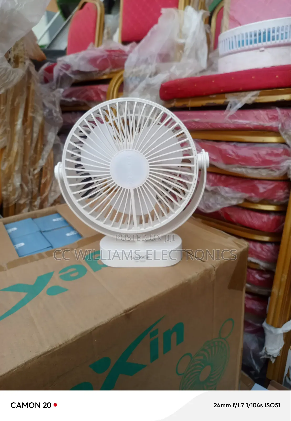 Rechargeable Mini Fan
