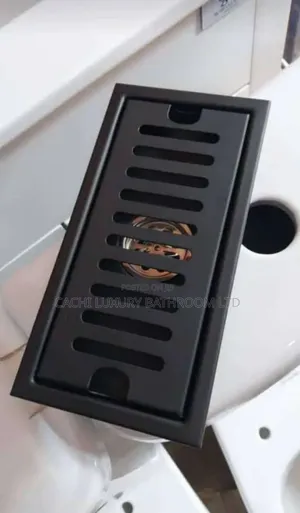 20cm Black Floor Drain