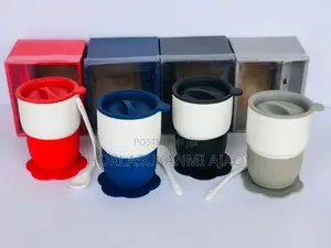 Quality 1pcs Mug With Spoon and Cover