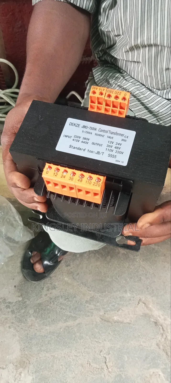 Stepdown and Up Control Transformer 750va
