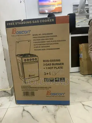 Boscon (Bos-Gss500) 3+1 High Quality Burner Gas Cooker