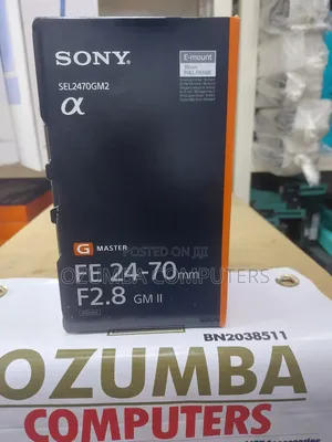 Sony Fe 24-70mm F2.8 Gm Ii Lens Black