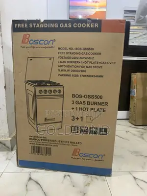 Boscon (Bos-Gss500) 3+1 Flame Frenzy Burner Gas Cooker