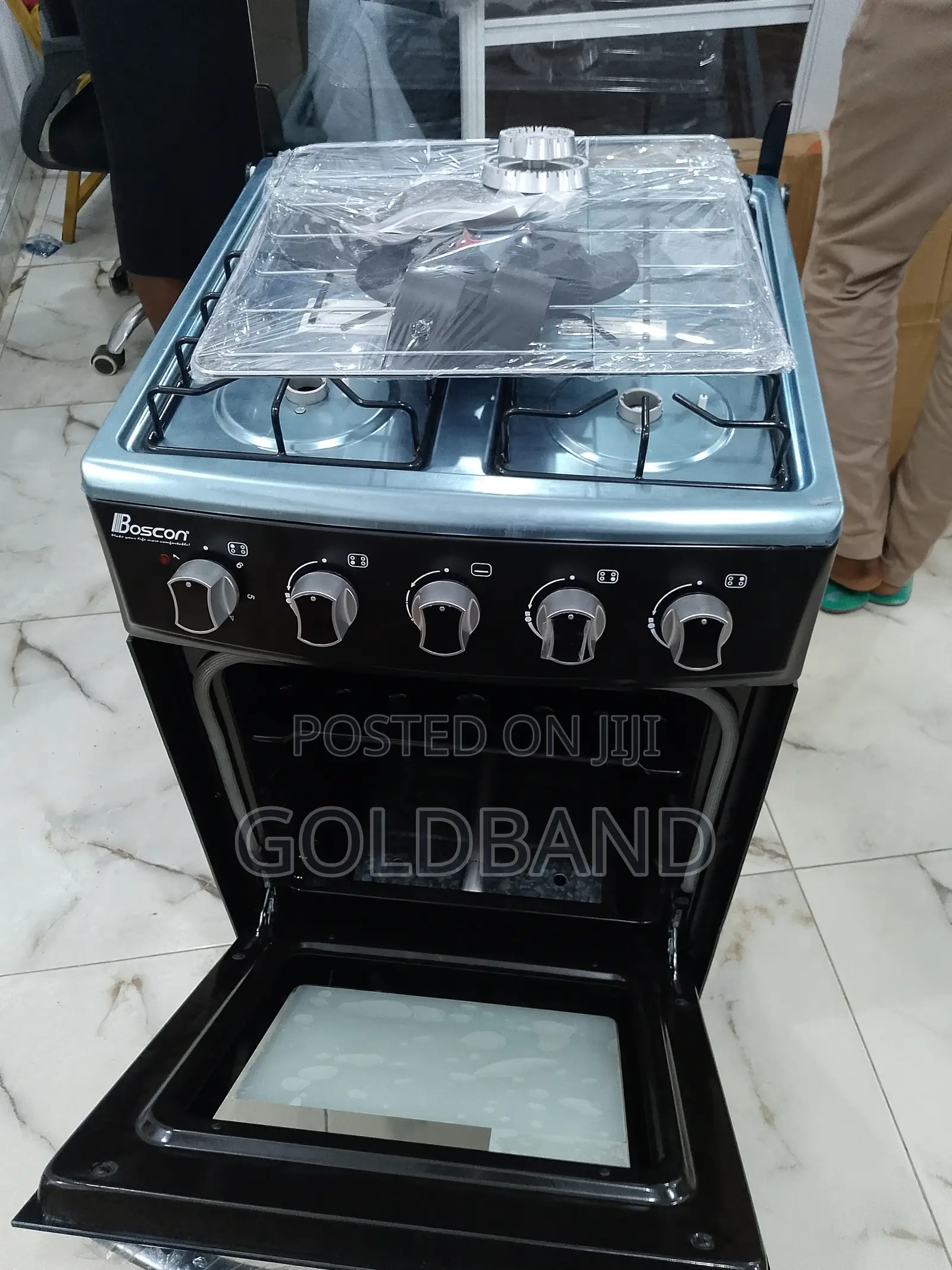 Boscon 3+1 Burner Gas Cooker (Kitchen Master Piece)